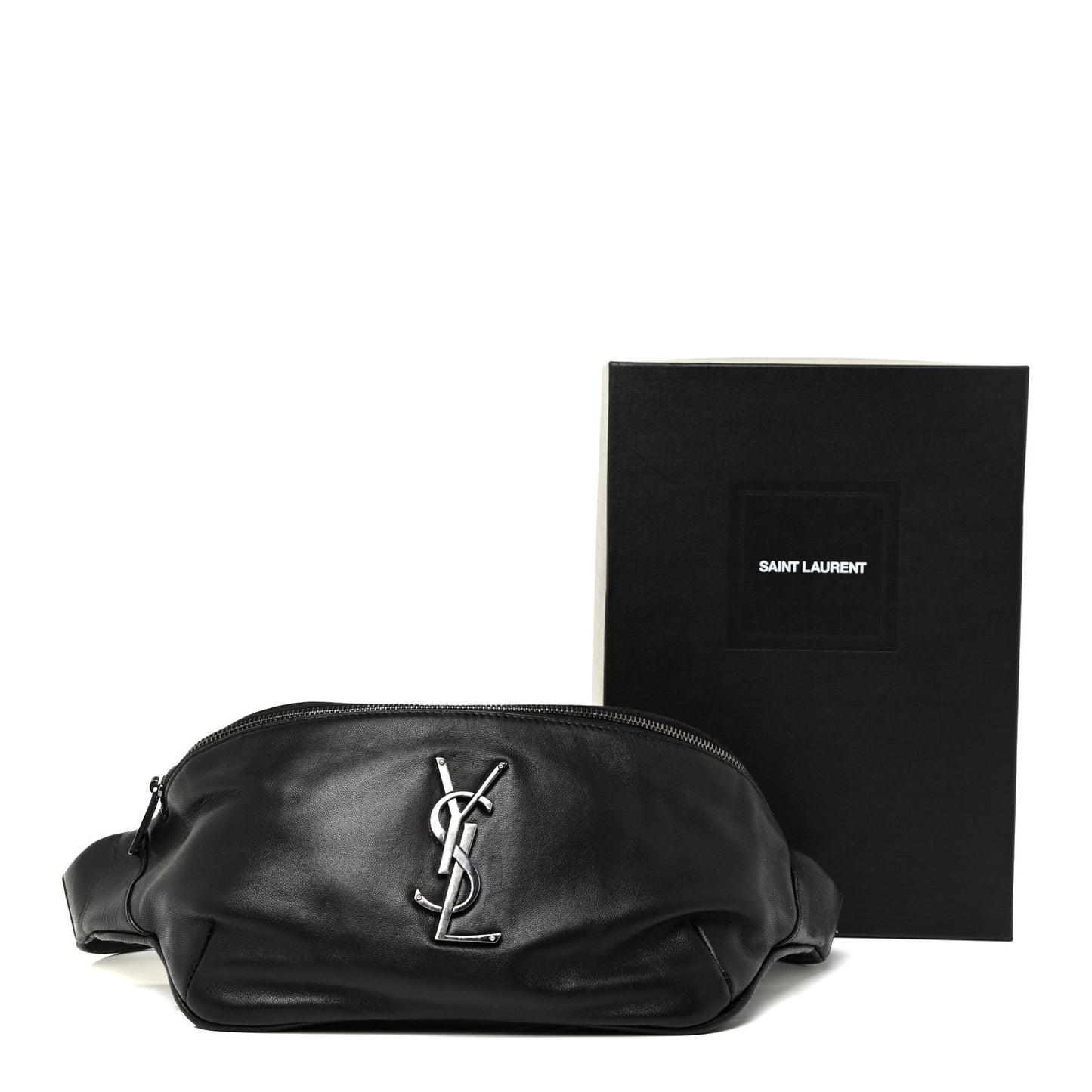 Calfskin Monogram Belt Bag Black