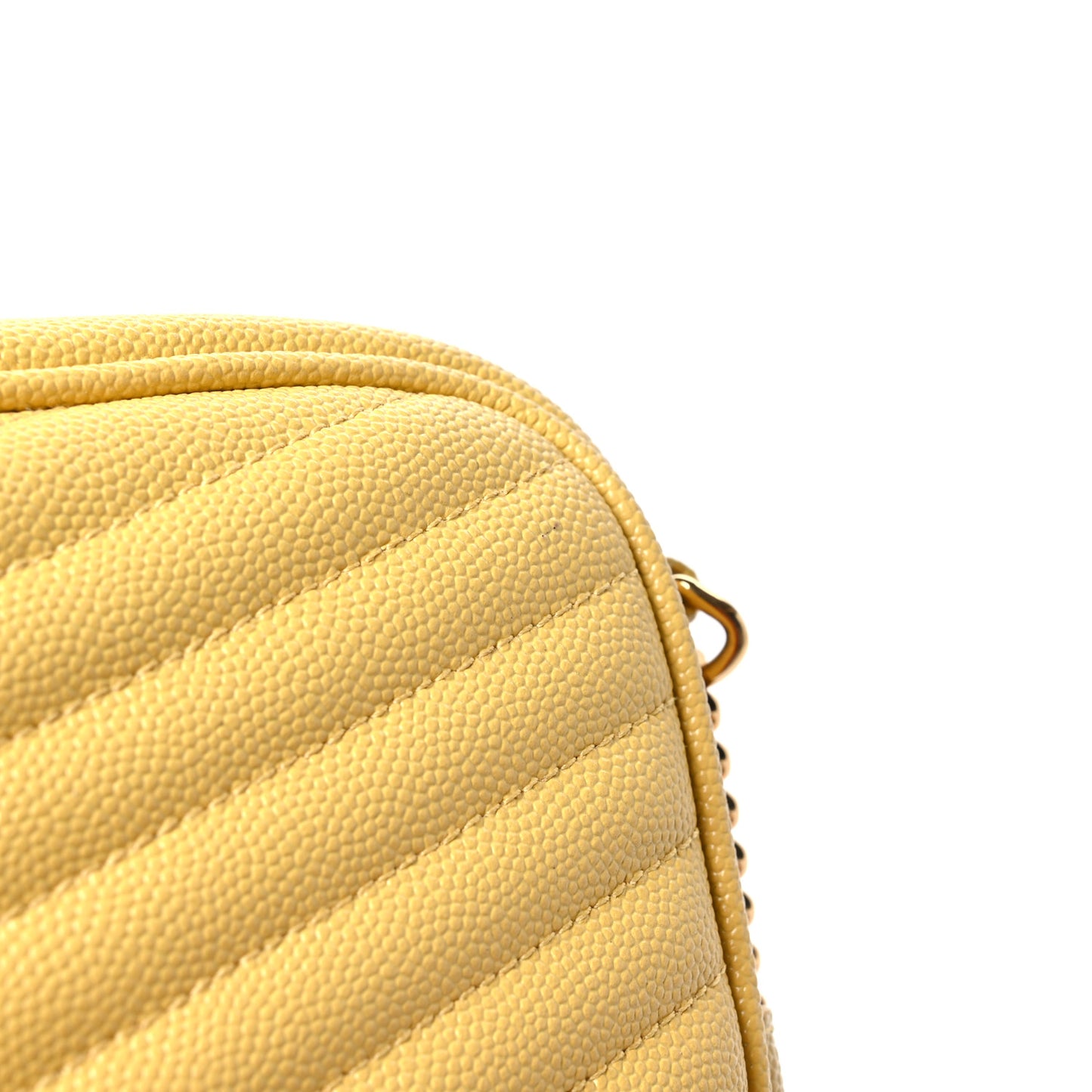 Grain De Poudre Matelasse Monogram Mini Lou Camera Bag Sunflower