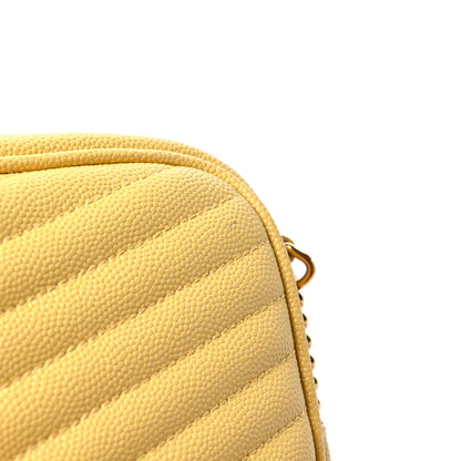 Saint Laurent Grain De Poudre Matelasse Monogram Mini Lou Camera Bag Sunflower 13 of 14