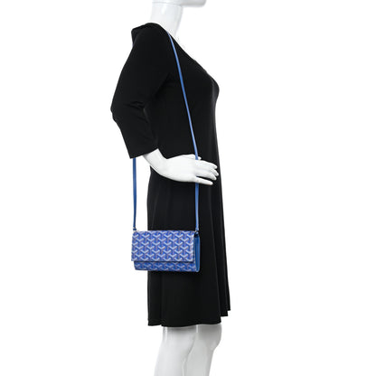 Goyard Goyardine Varenne Continental Wallet Sky Blue 2 of 10