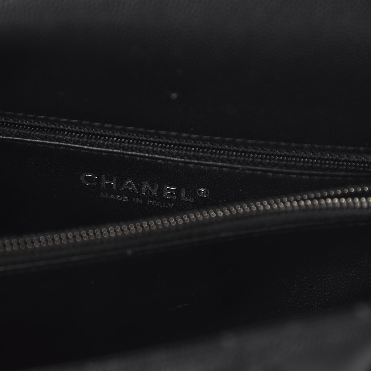 Chanel Caviar Lizard Quilted Medium Coco Handle Flap Black 8 of 11