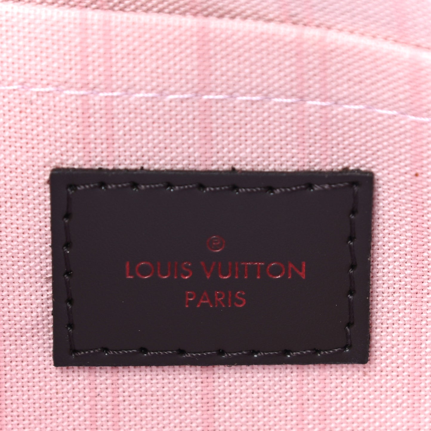 Damier Ebene Neverfull MM GM Pochette Rose Ballerine