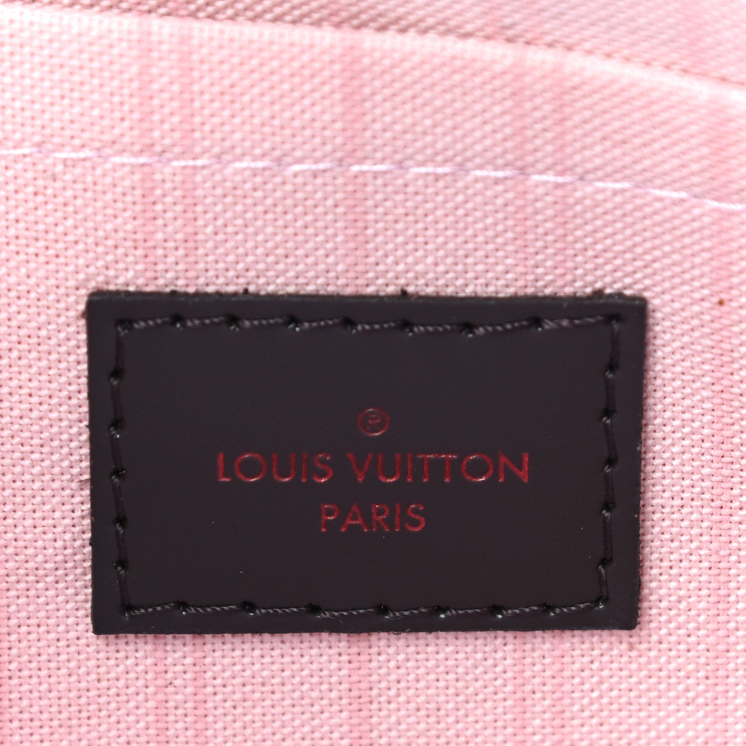 Louis Vuitton Damier Ebene Neverfull MM GM Pochette Rose Ballerine 6 of 9