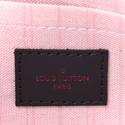 Louis Vuitton Damier Ebene Neverfull MM GM Pochette Rose Ballerine 6 of 9