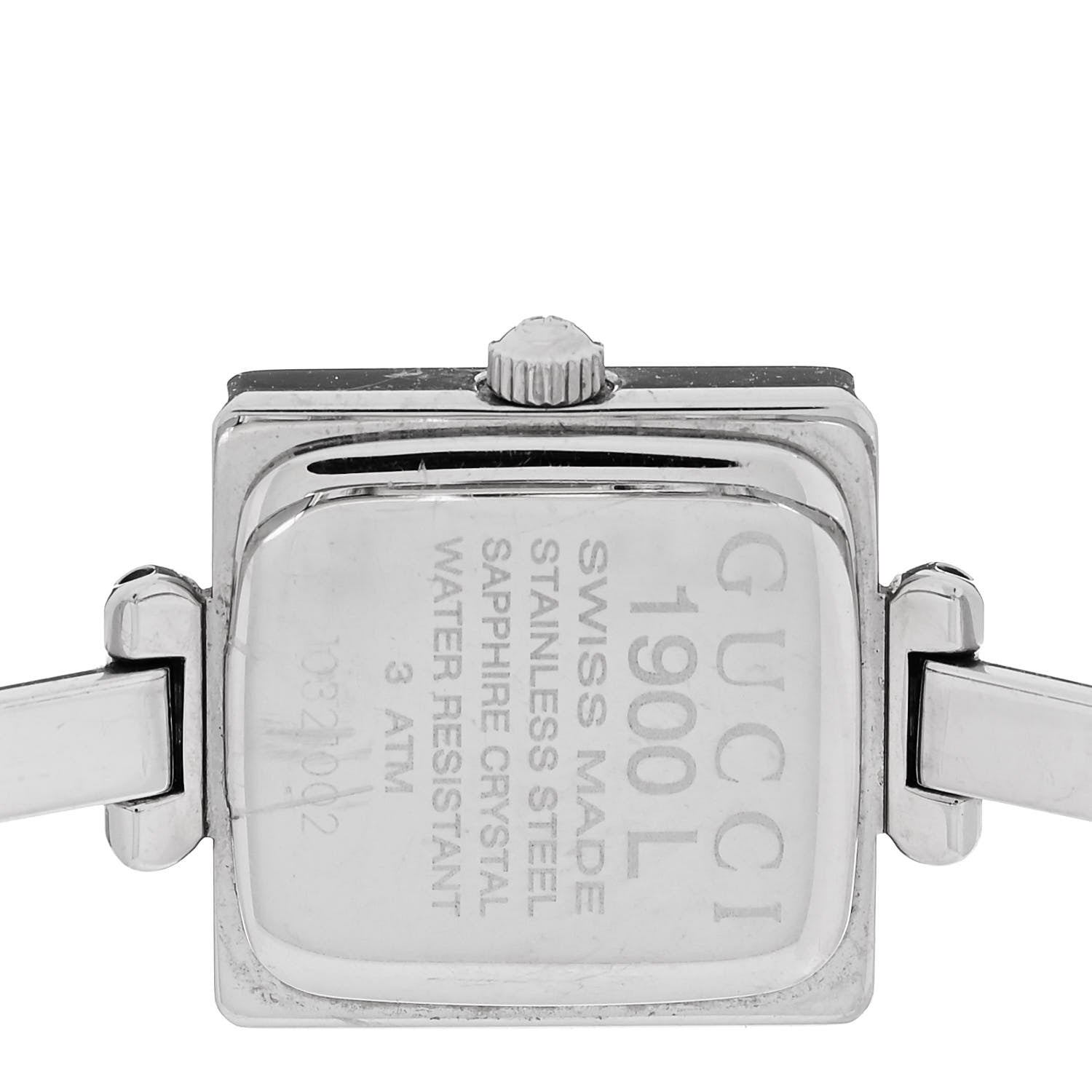 Gucci Stainless Steel 19mm 1900L Quartz Watch Black 4 of 4