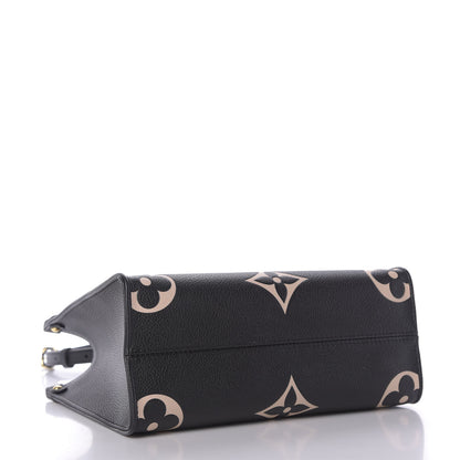 Louis Vuitton Empreinte Monogram Giant Onthego PM Black Beige 5 of 10