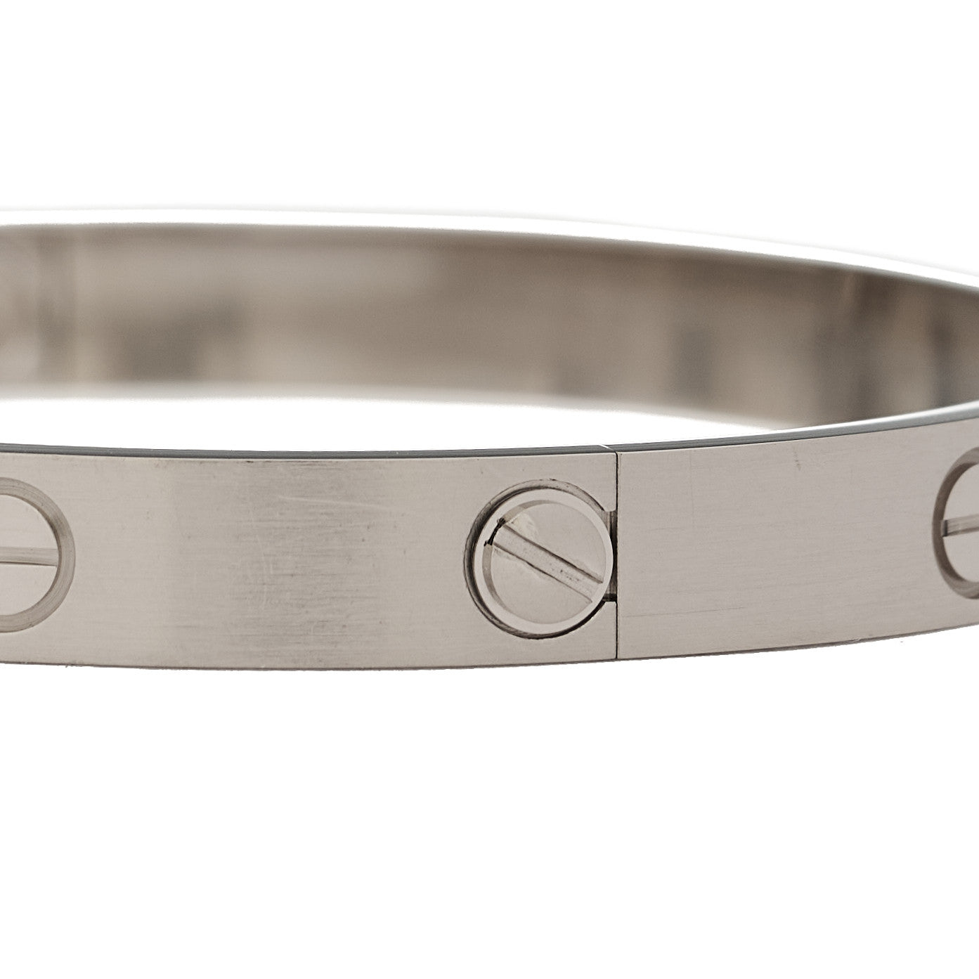 18K White Gold LOVE Bracelet 18