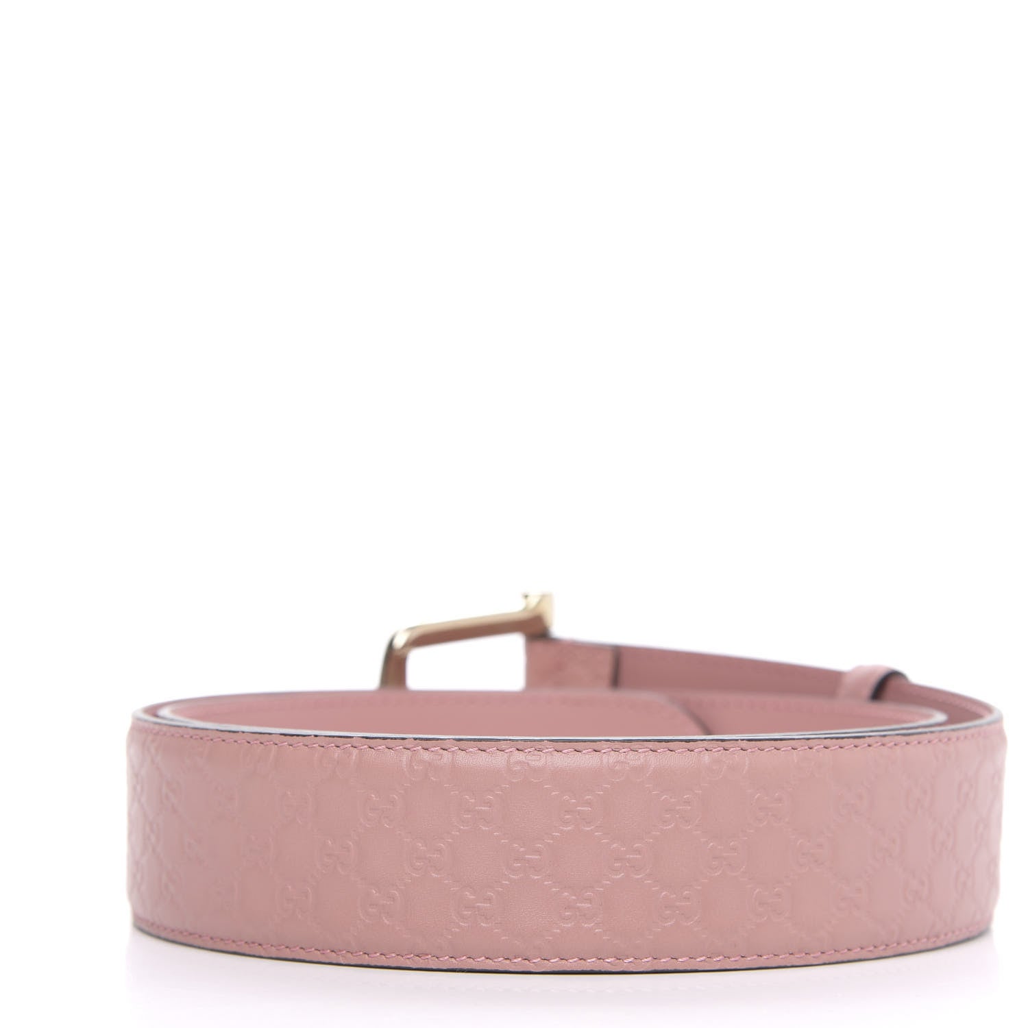Gucci Soft Microguccissima Margaux Calfskin Belt 90 36 Soft Pink 2 of 5