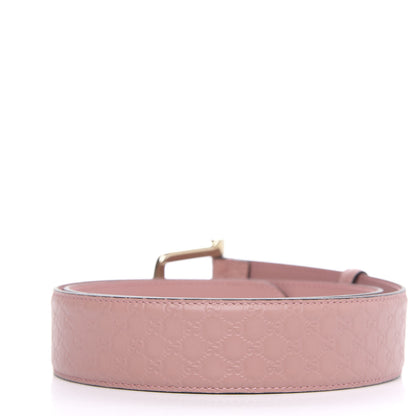Gucci Soft Microguccissima Margaux Calfskin Belt 90 36 Soft Pink 2 of 5
