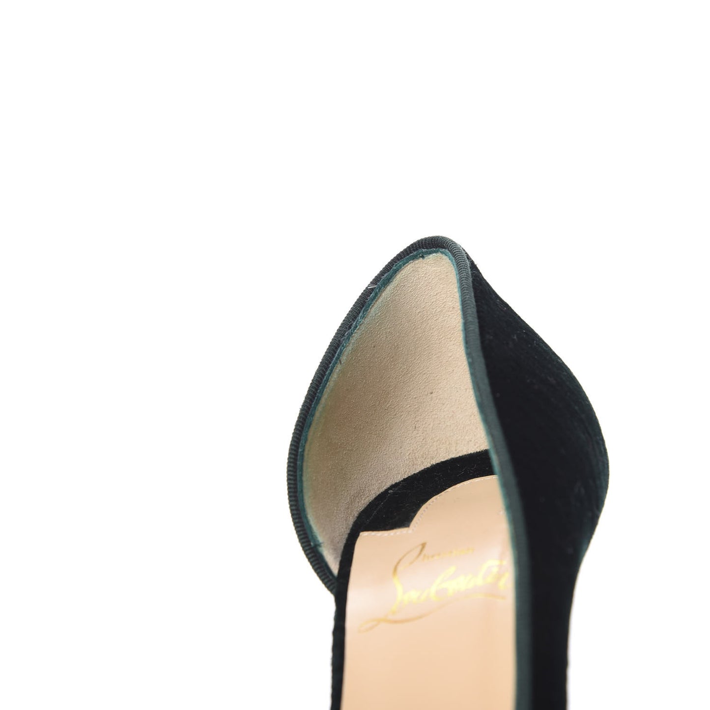 Velluto Stamp Iriza 100 Pumps 36.5 Verde