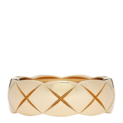 Chanel 18K Yellow Gold Small Coco Crush Ring 53 6.5 1 of 5