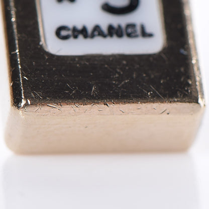 Chanel Metal Lucky No 5 CC Brooch Set Gold 3 of 6