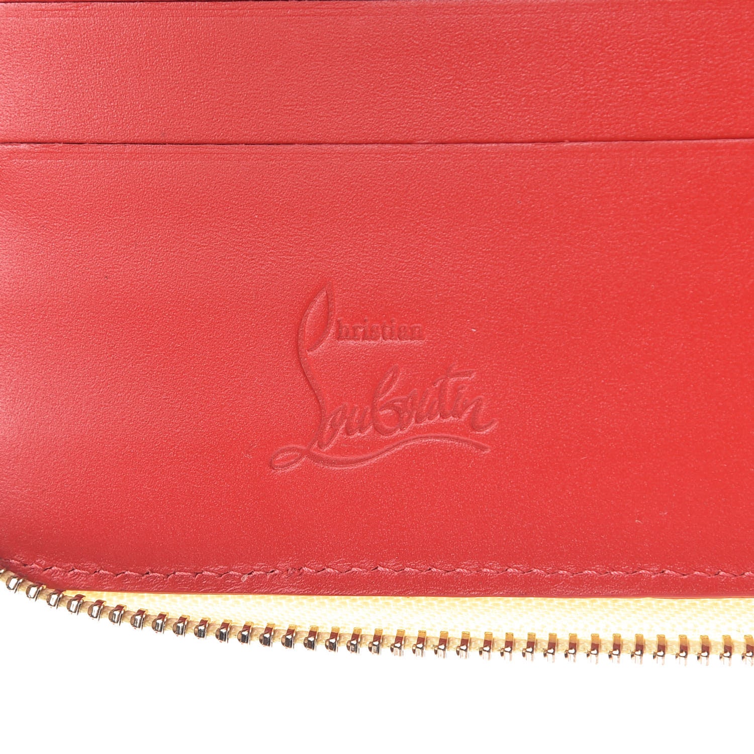 Christian Louboutin Calfskin Spiked Wristlet Multicolor 6 of 11