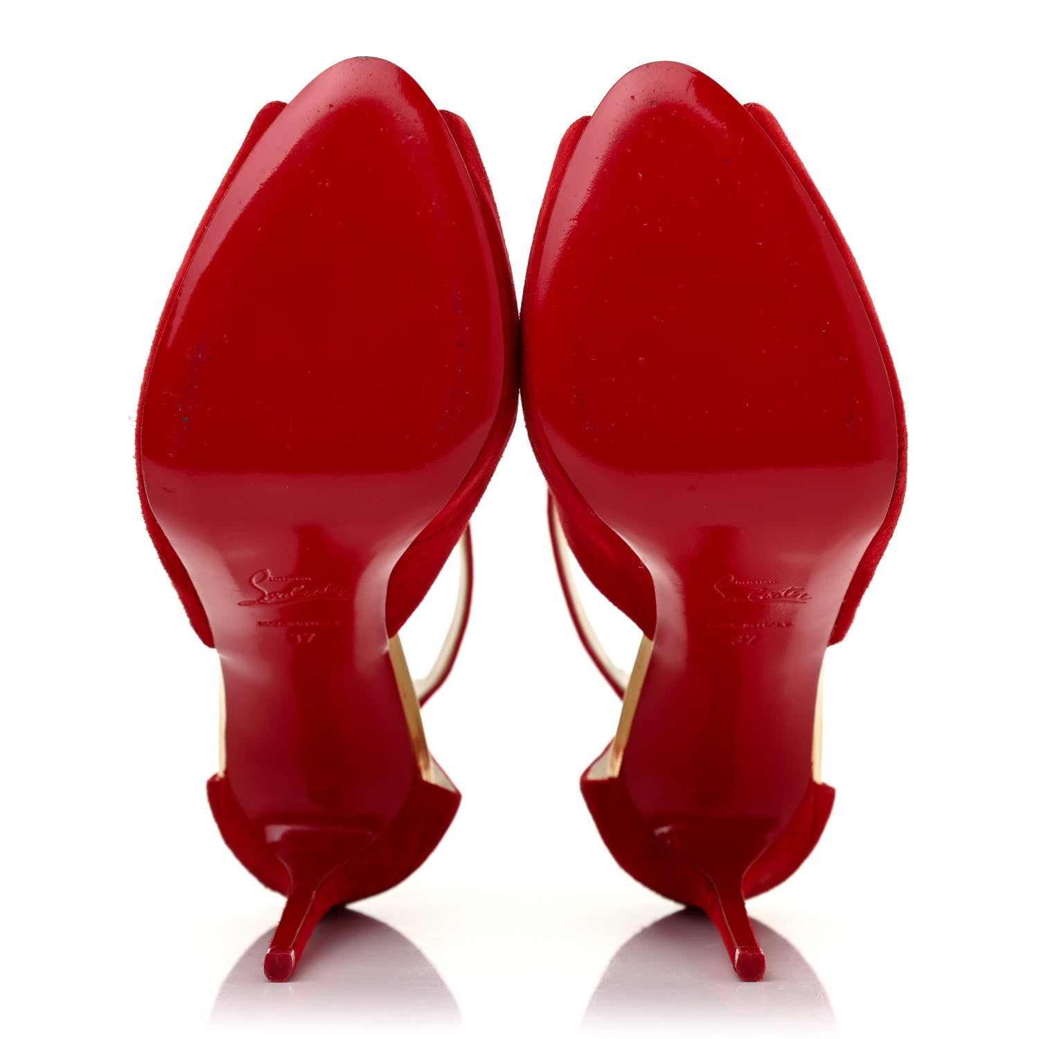 Christian Louboutin Suede Rosie 120 Pumps 37 Loubi 4 of 4