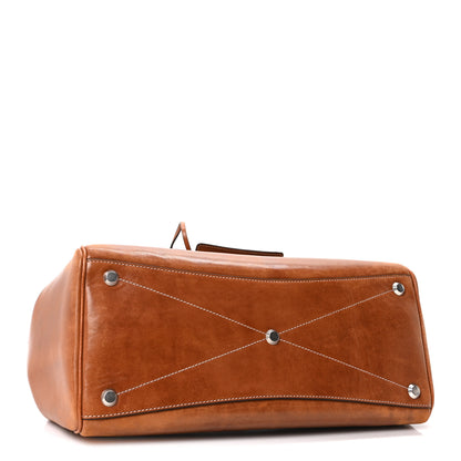 Balenciaga Vegetable Tanned Lambskin Medium Bel Air Carry All Bag Tan Cowboy 4 of 9
