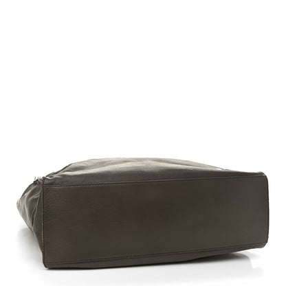 Chanel Lambskin CC Tote Brown 4 of 12