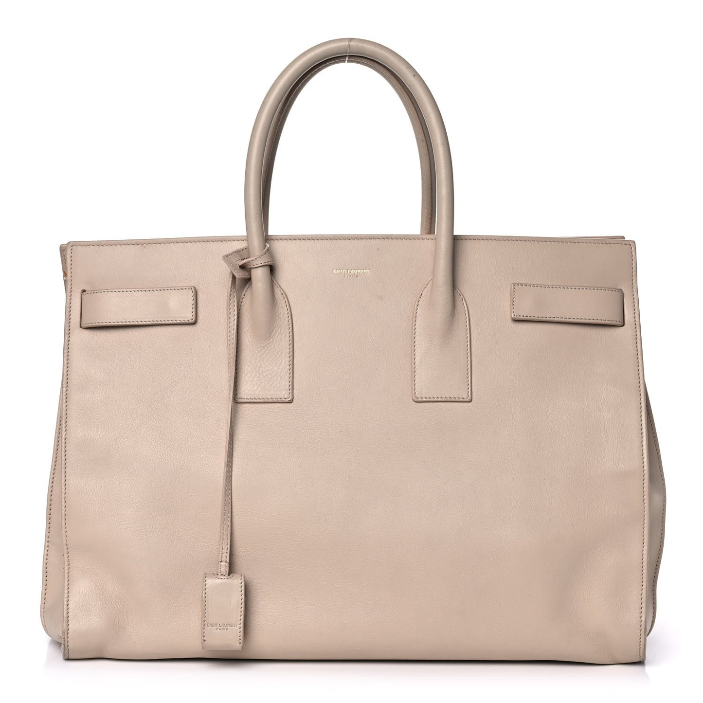 Calfskin Large Sac de Jour Carryall Nude Powder
