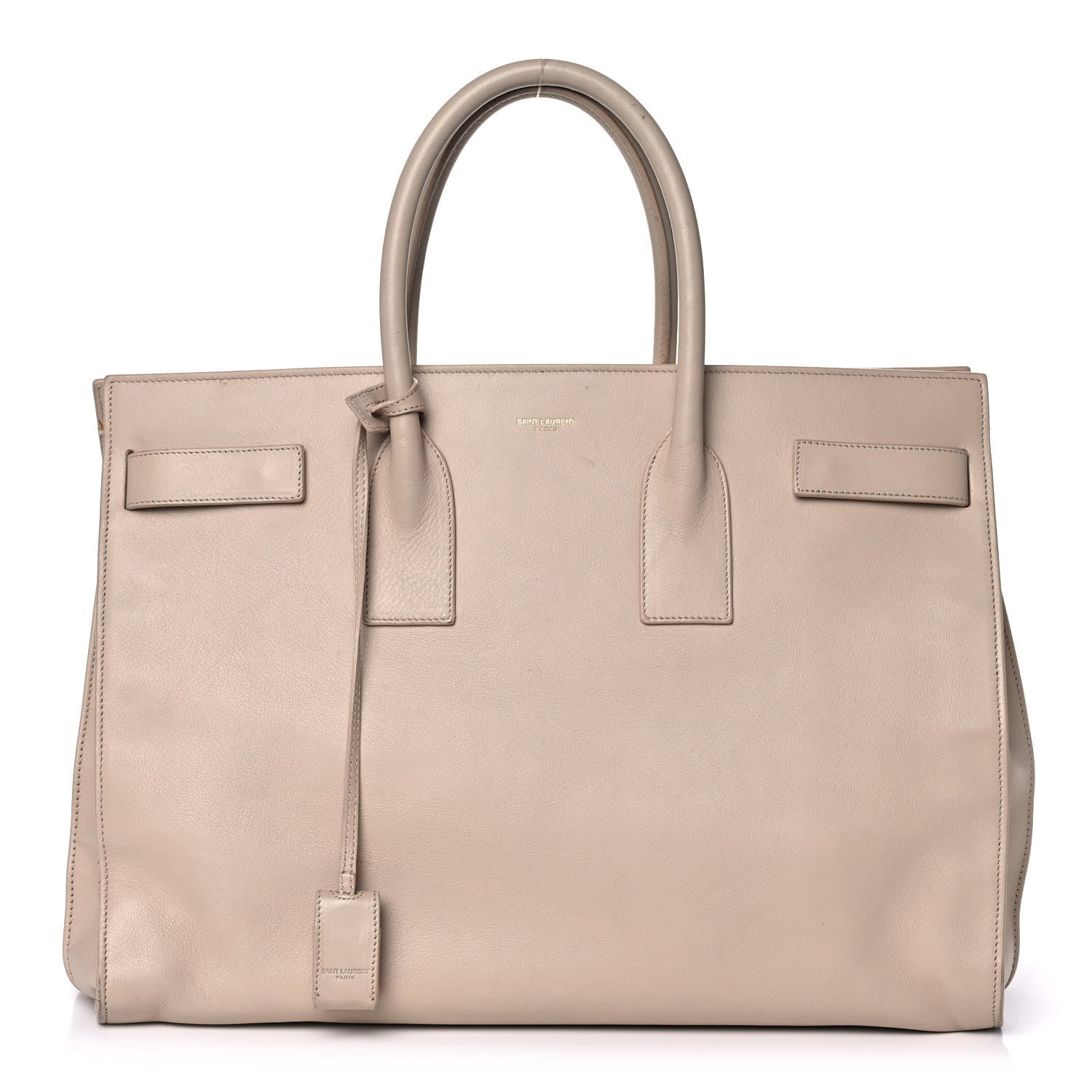 Saint Laurent Calfskin Large Sac de Jour Carryall Nude Powder 1 of 15