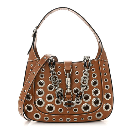Gucci Calfskin Ha Ha Ha Jackie 1961 Eyelet Hobo Cuir 1 of 10