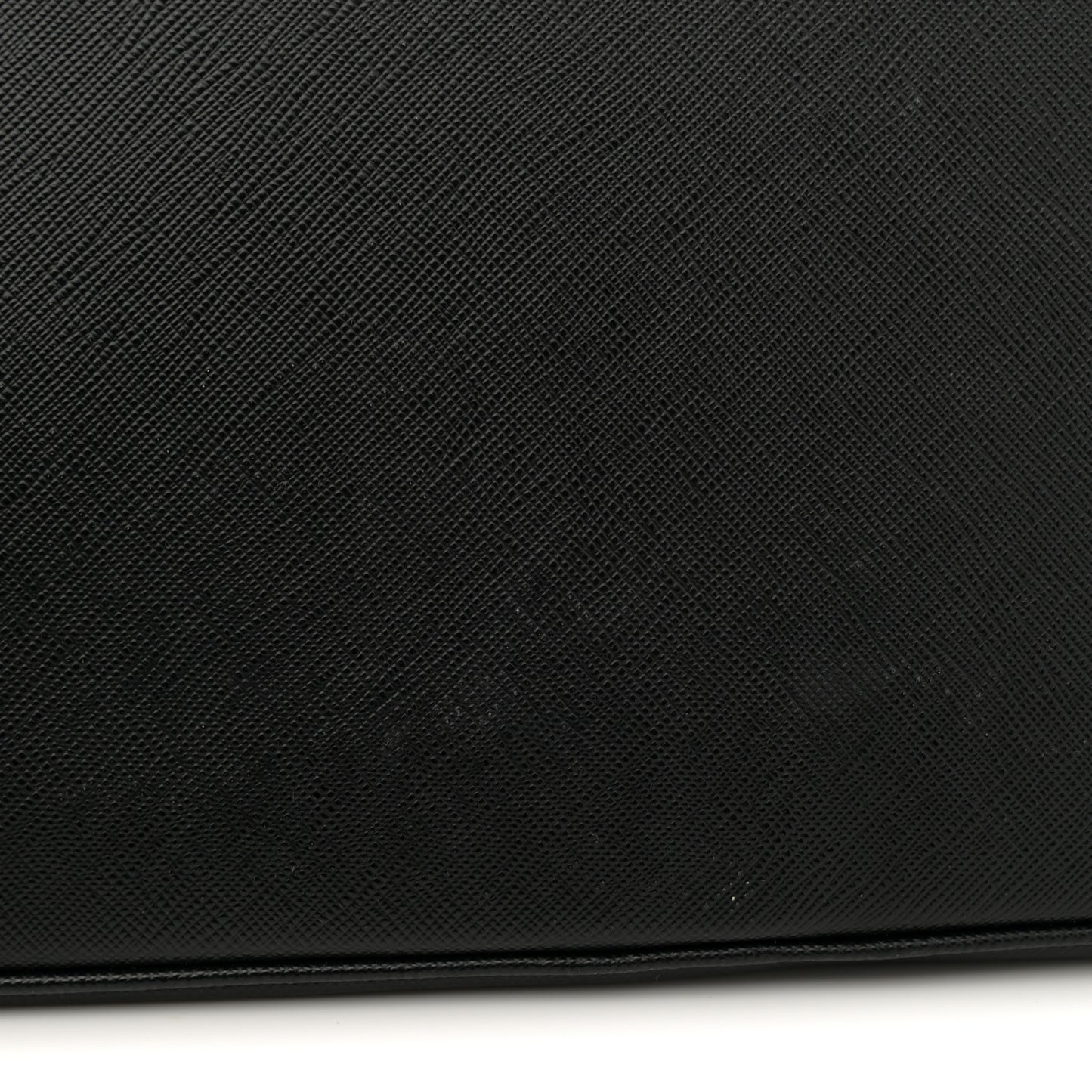 Saffiano Lux Large Galleria Double Zip Tote Black