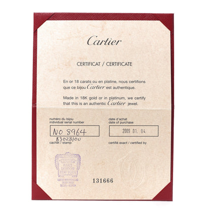 Cartier 18K White Gold Diamond Horseshoe Charm 5 of 5