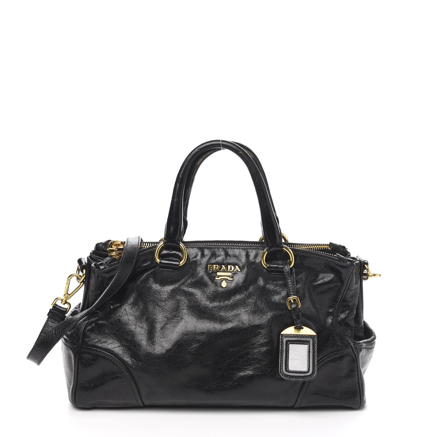 Vitello Shine Bauletto Black