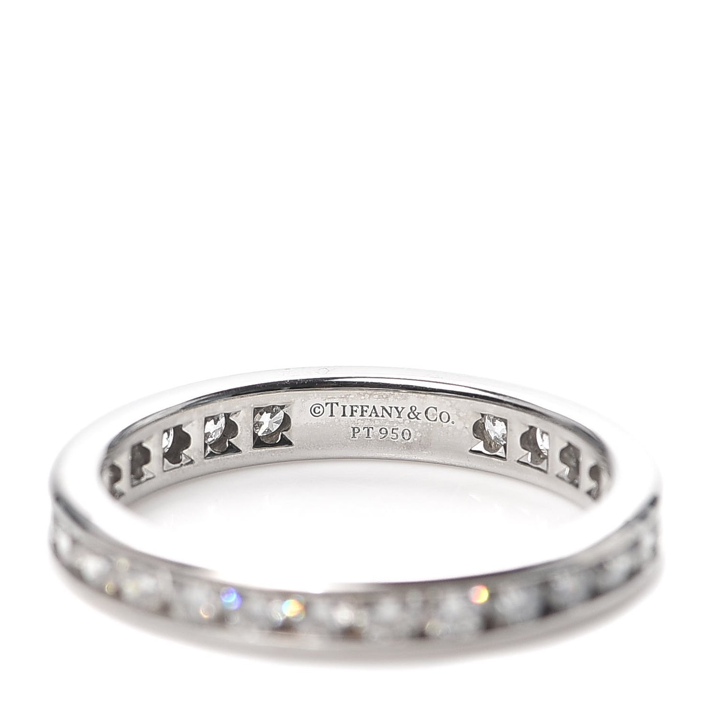 Platinum Diamond 1.00ctw Eternity Band Ring 53 6.5