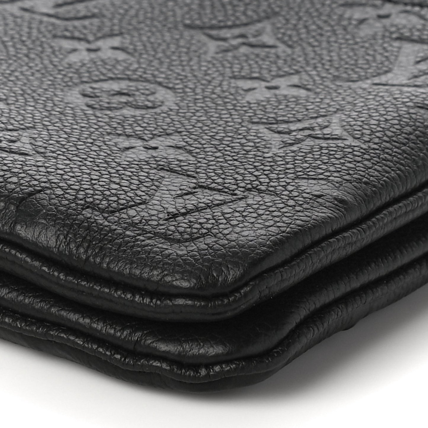 Empreinte Double Zip Pochette Black