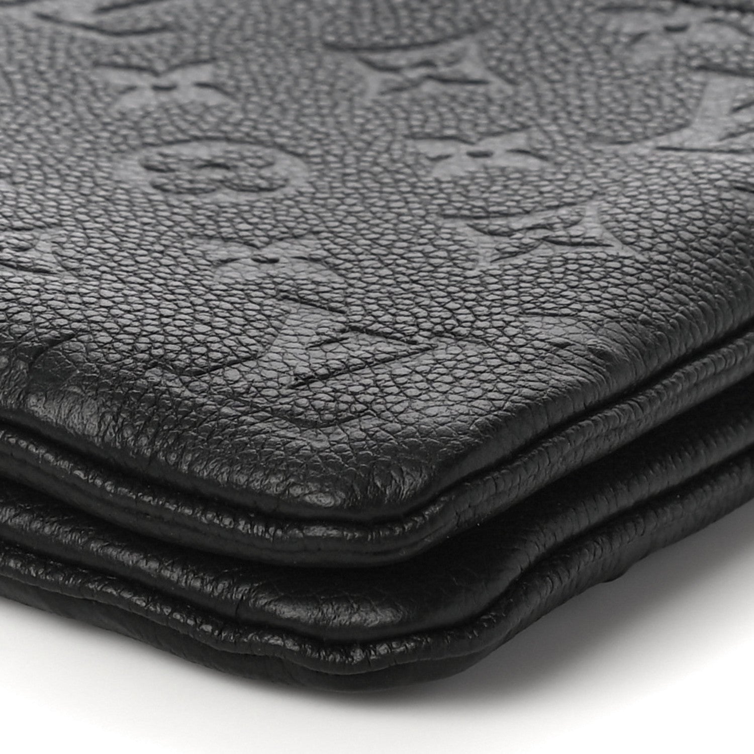 Louis Vuitton Empreinte Double Zip Pochette Black 11 of 12