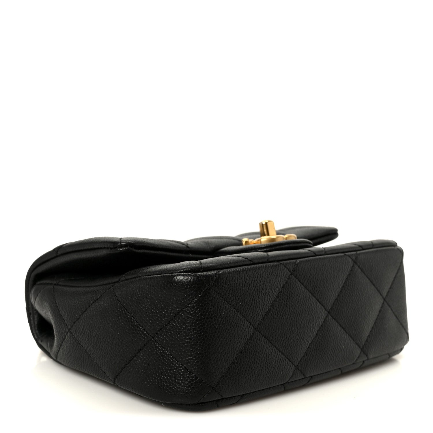 Chanel Caviar Quilted Mini Sweetheart Rectangular Flap Black 4 of 12