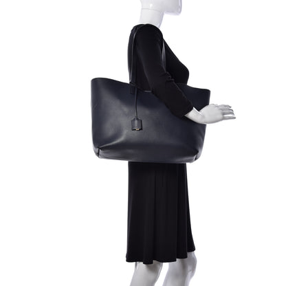 Saint Laurent Calfskin Large Shopping Tote Black 2 of 11