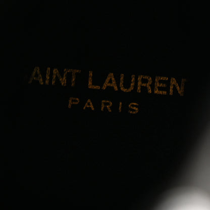 Saint Laurent Incrociato Muriel Vassili 60 Ankle Zip Boots 35 Black 8 of 10