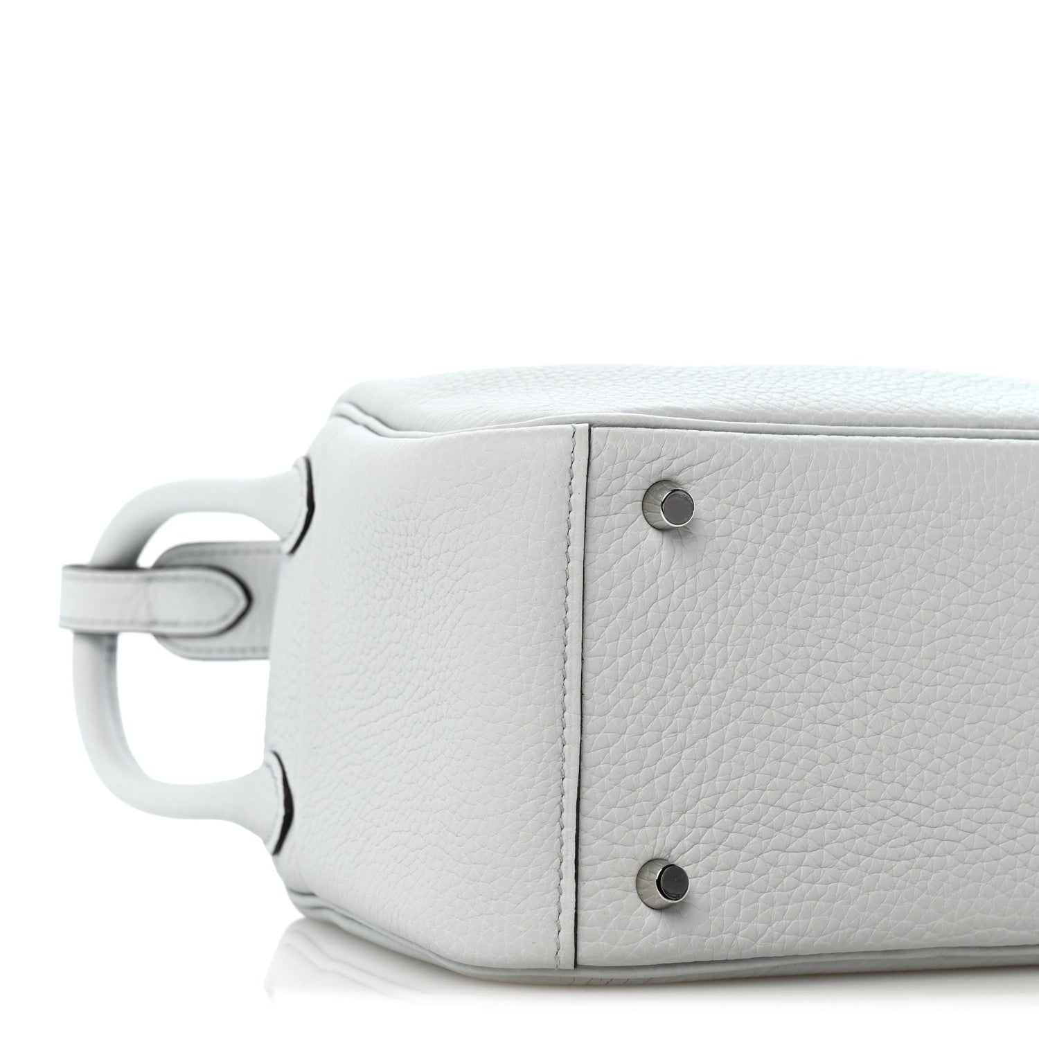 Hermes Taurillon Clemence Mini Lindy 20 Bleu Pale 8 of 9