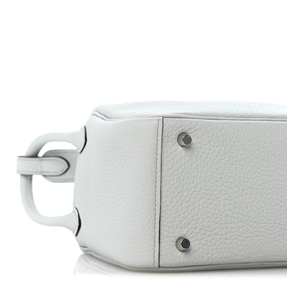 Hermes Taurillon Clemence Mini Lindy 20 Bleu Pale 8 of 9