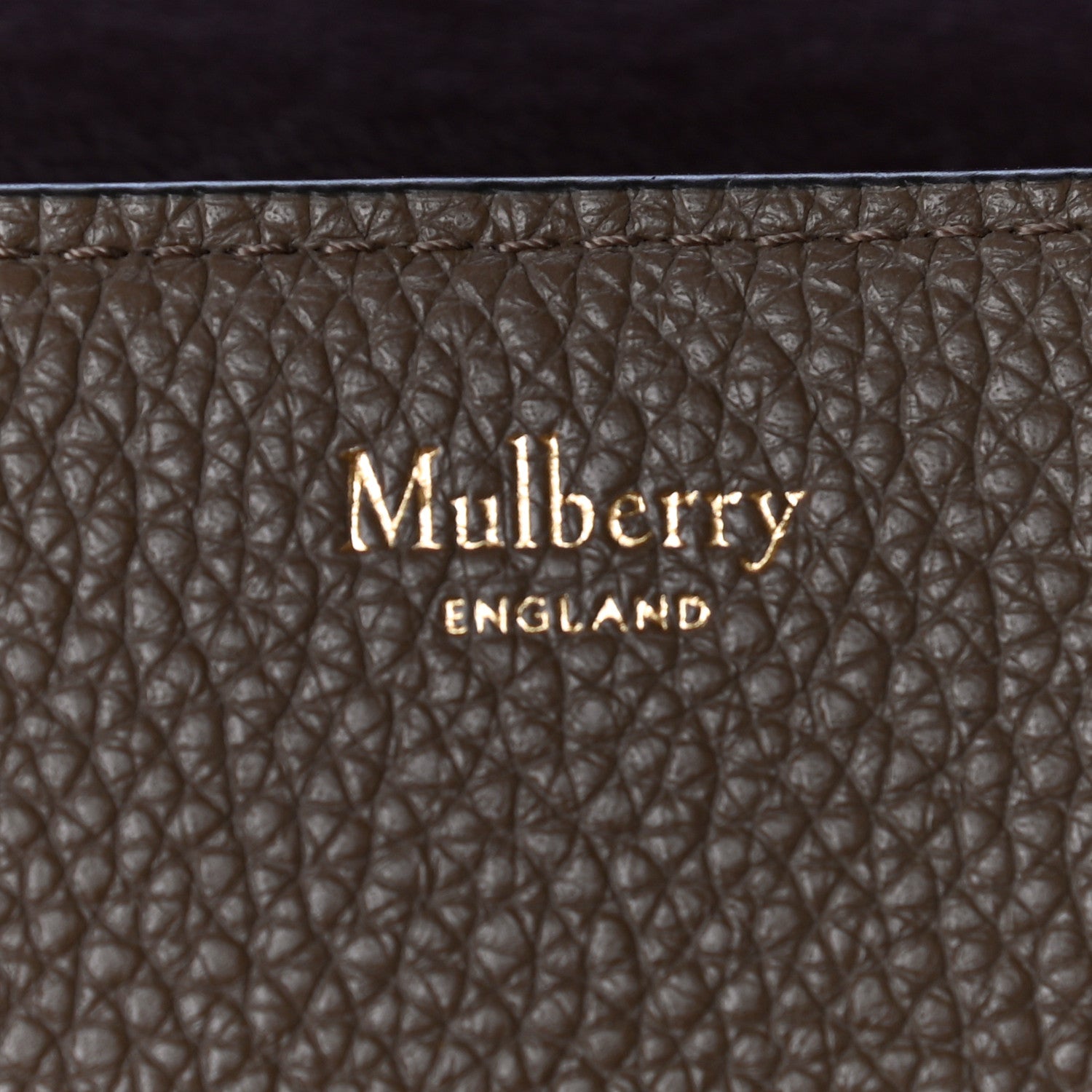Mulberry Natural Grained Calfskin Small Darley Satchel Clay 6 of 11