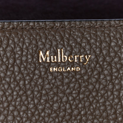 Mulberry Natural Grained Calfskin Small Darley Satchel Clay 6 of 11