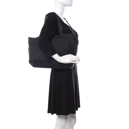 Chanel Nylon Large Travel Tote Black 2 of 10