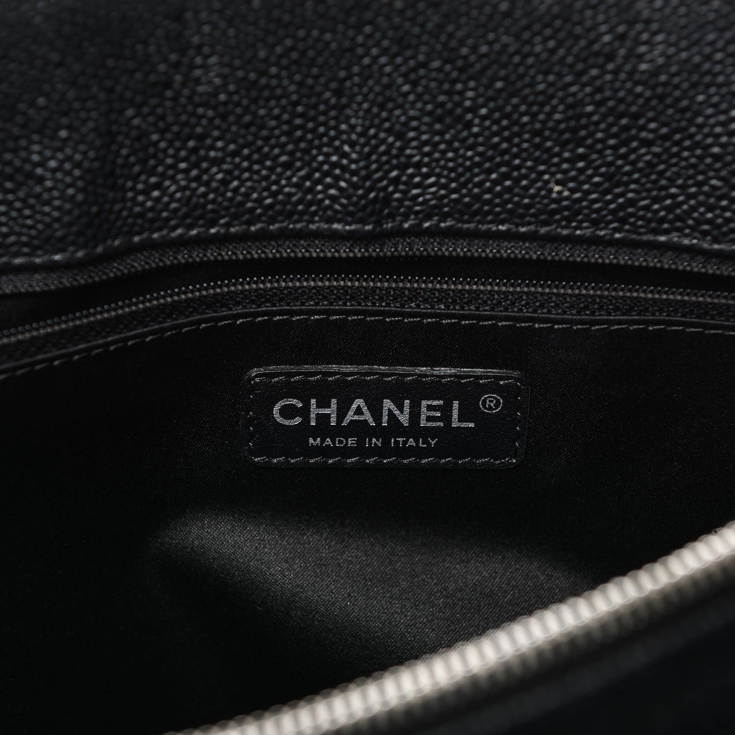 Chanel Caviar Quilted Grand Shopping Tote GST Black 6 of 7