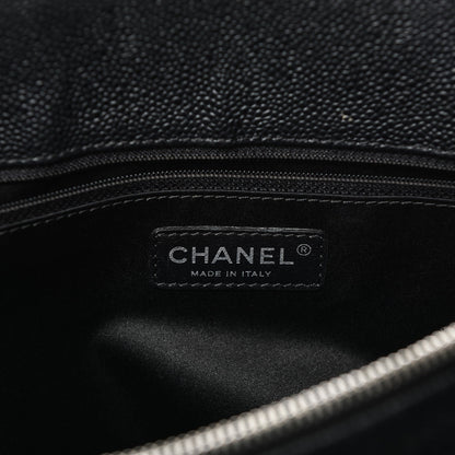 Chanel Caviar Quilted Grand Shopping Tote GST Black 6 of 7
