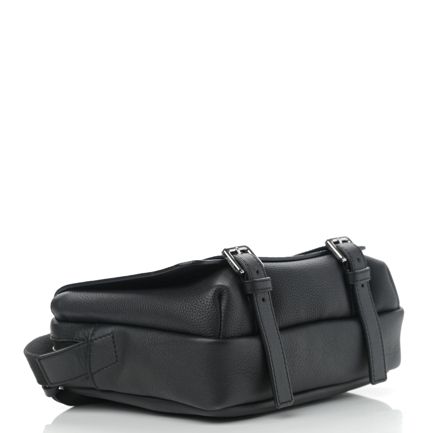 Loewe Soft Grained Calfskin XS Military Messenger Bag Black 4 of 13