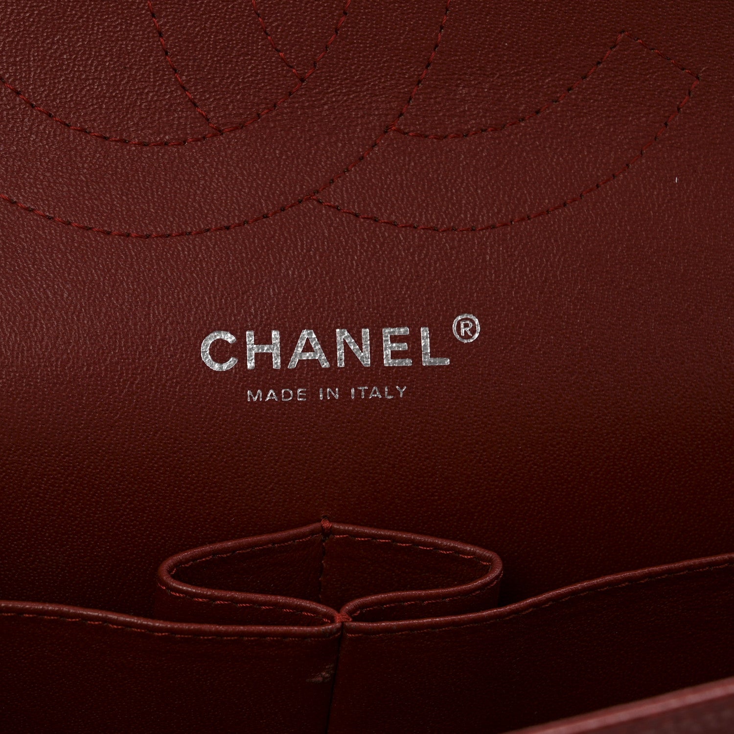 Chanel Caviar Quilted Jumbo Double Flap Dark Red 6 of 12