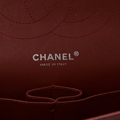 Chanel Caviar Quilted Jumbo Double Flap Dark Red 6 of 12