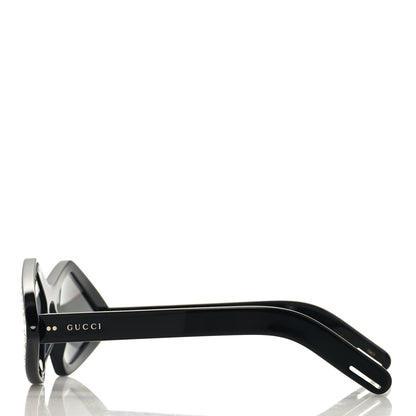 Gucci Acetate Geometric Crystal Sunglasses GG0496S Black 3 of 7