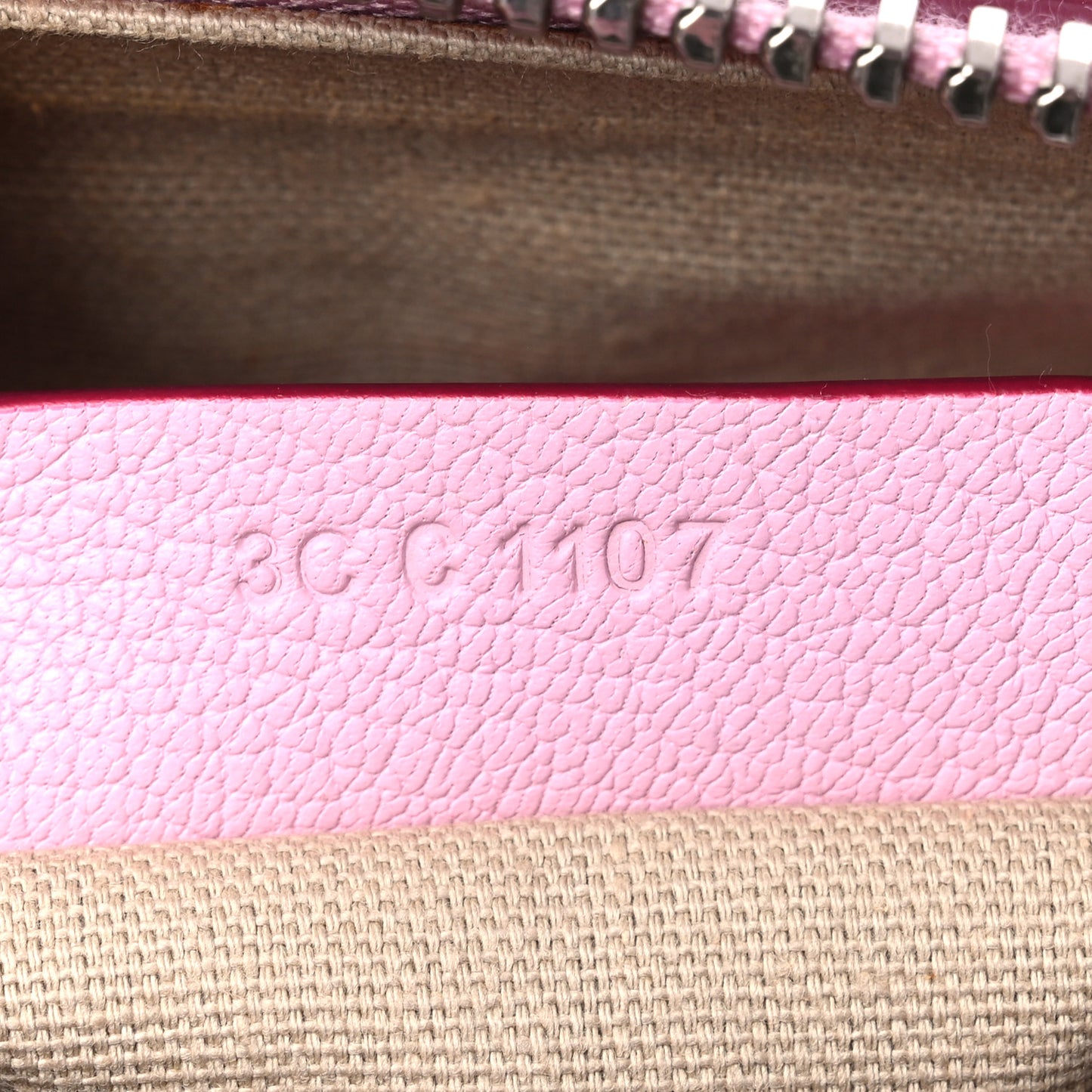 Sugar Goatskin Mini Tri-Color Antigona Bright Pink White Fuchsia