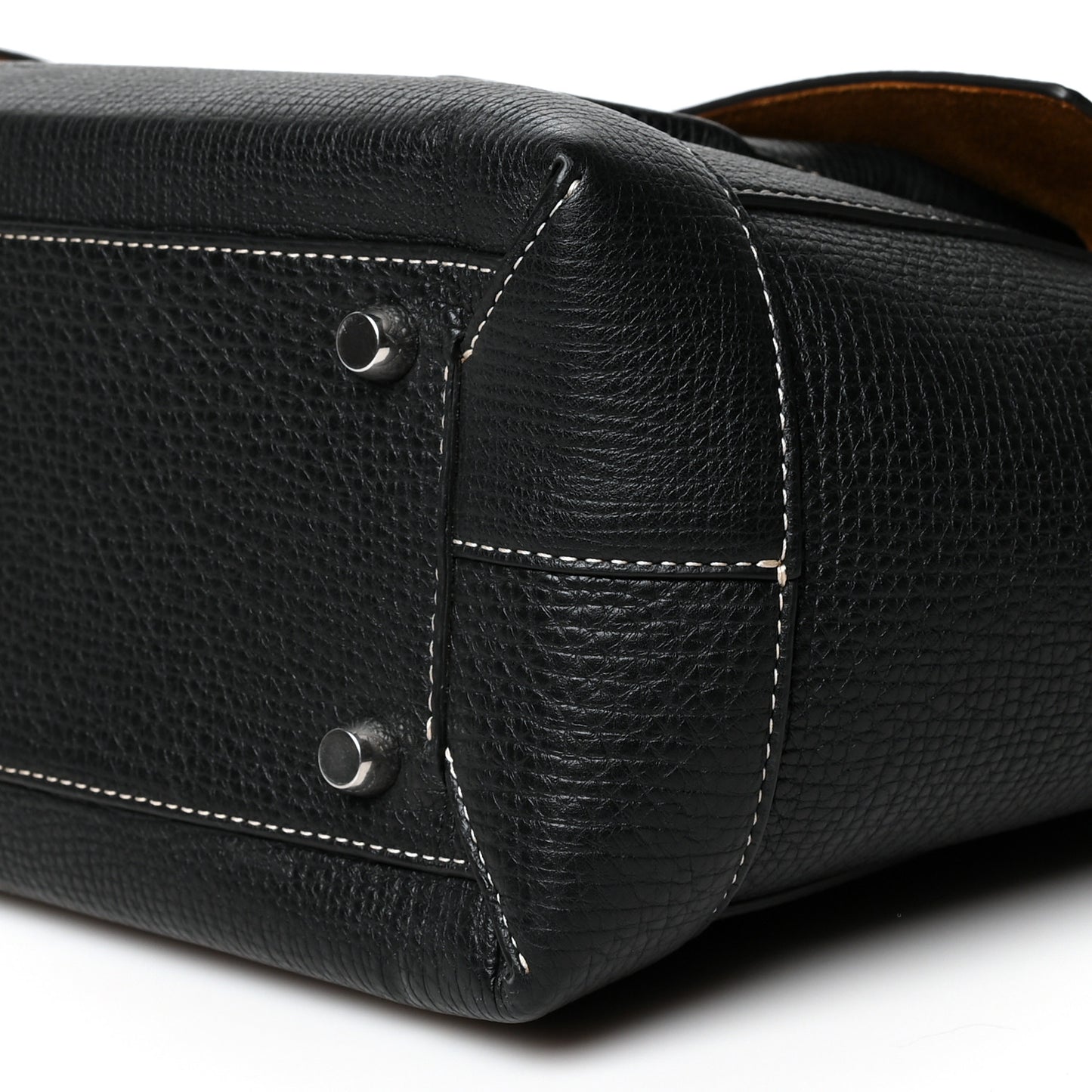 Grainy Calfskin Small Arco Black