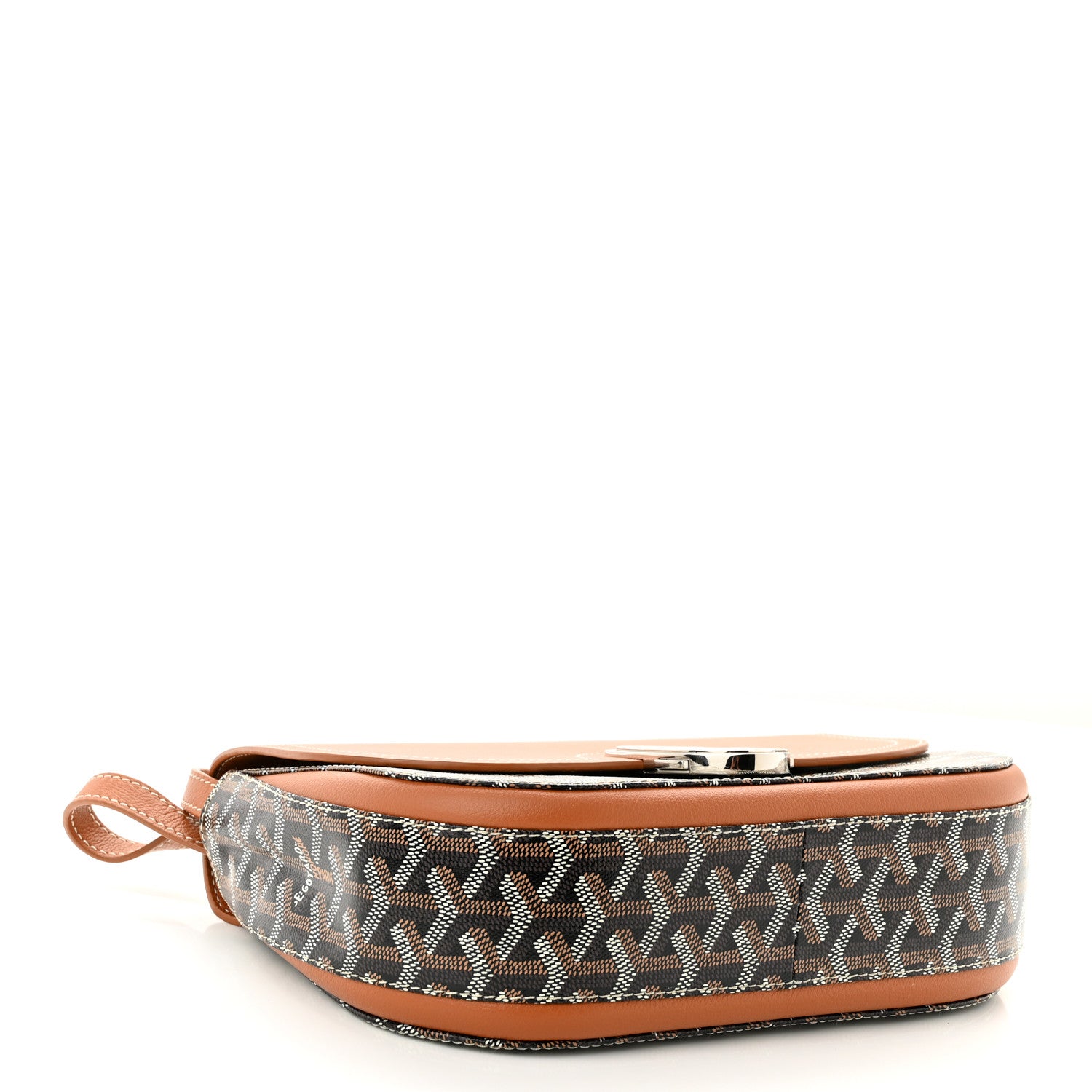 Goyard Goyardine 233 PM Shoulder Bag Black Gold 4 of 10