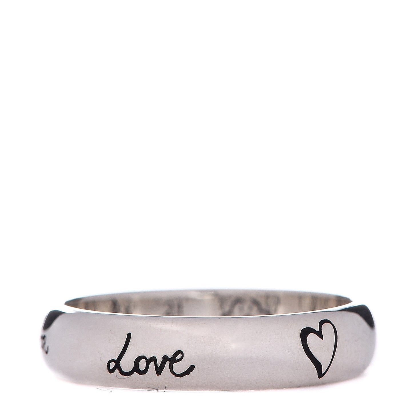 Sterling Silver Blind for Love Band Ring 61 9.5