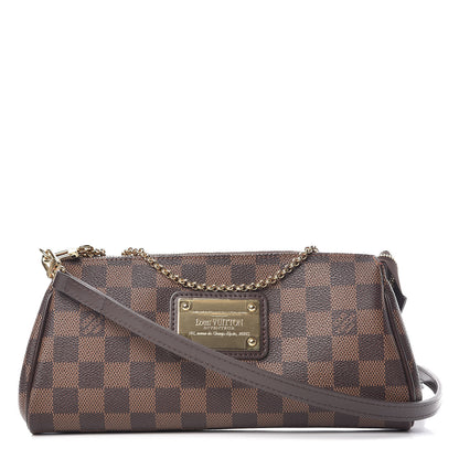 Louis Vuitton Damier Ebene Eva Clutch 1 of 9
