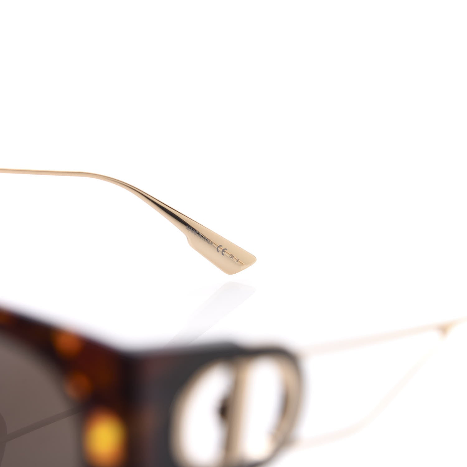 Christian Dior Rectangular 30 Montaigne 1 Sunglasses Tortoise 6 of 10