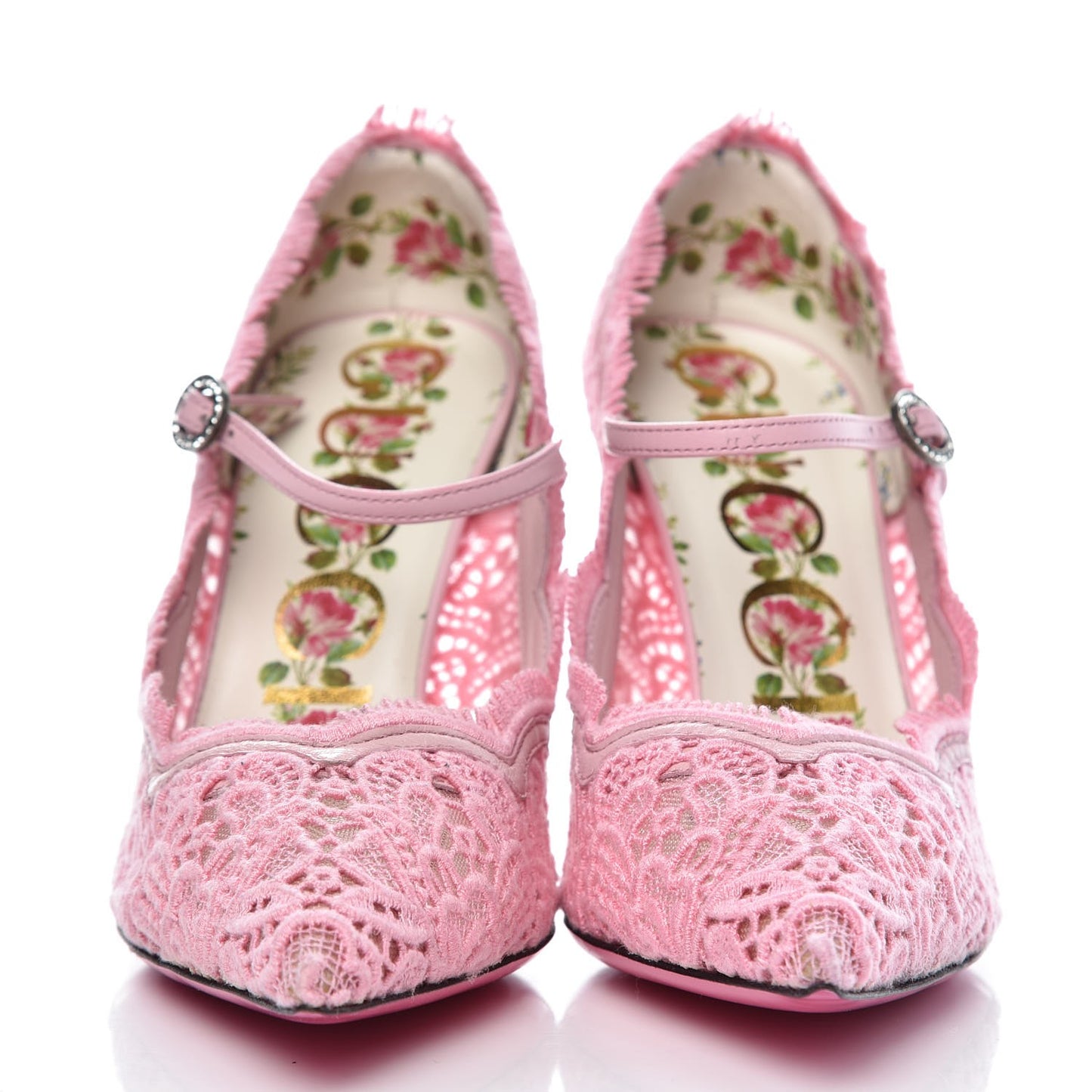 Lace Pizzo Venice Pumps 36 Sugar Pink
